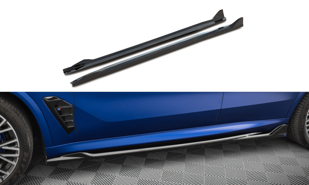 Maxton Design - Seitenschweller V.2 Ansatz für BMW X5 M - Paket G05 Facelift - Aerowerk.