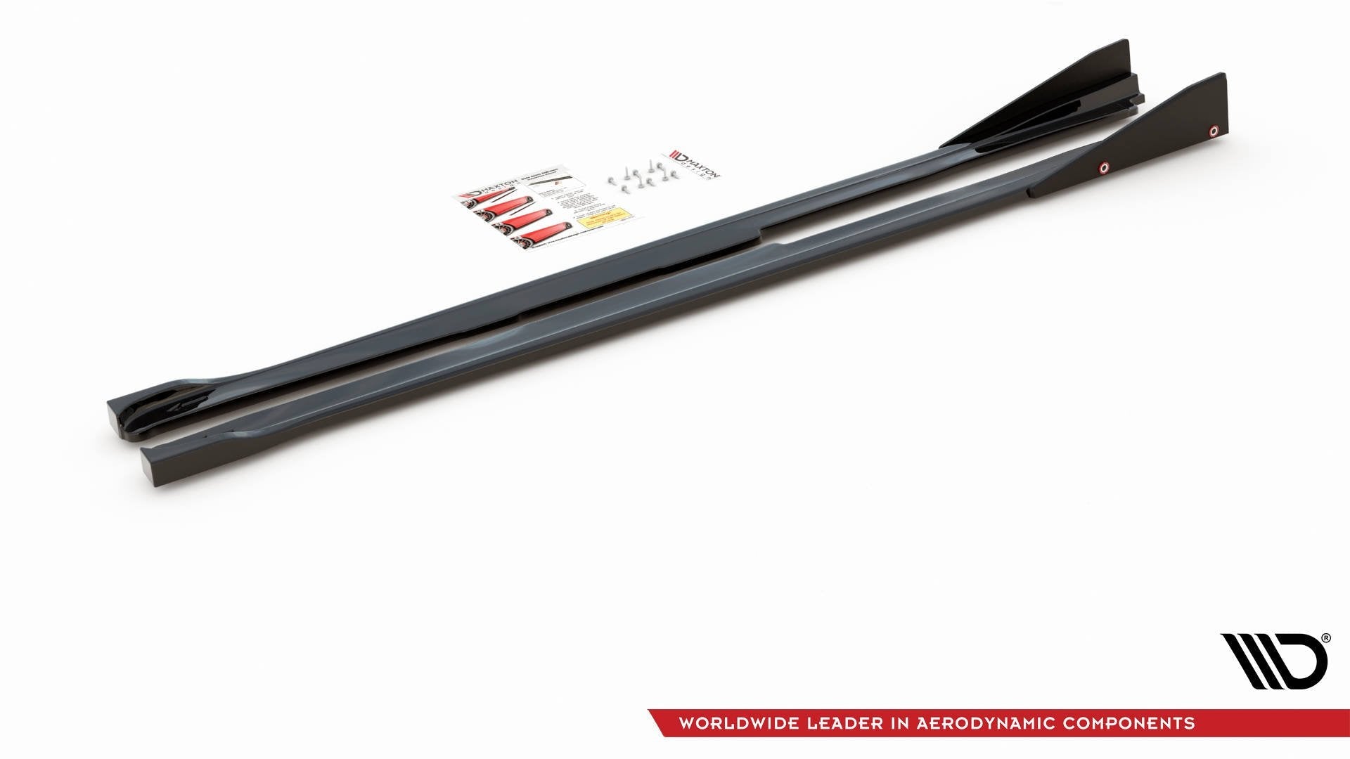 Maxton Design - Seitenschweller V2 Ansatz für für + Flaps Toyota GR Yaris Mk4 - Aerowerk.
