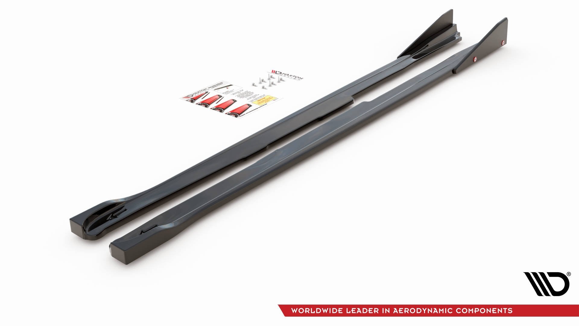 Maxton Design - Seitenschweller V2 Ansatz für für + Flaps Toyota GR Yaris Mk4 - Aerowerk.