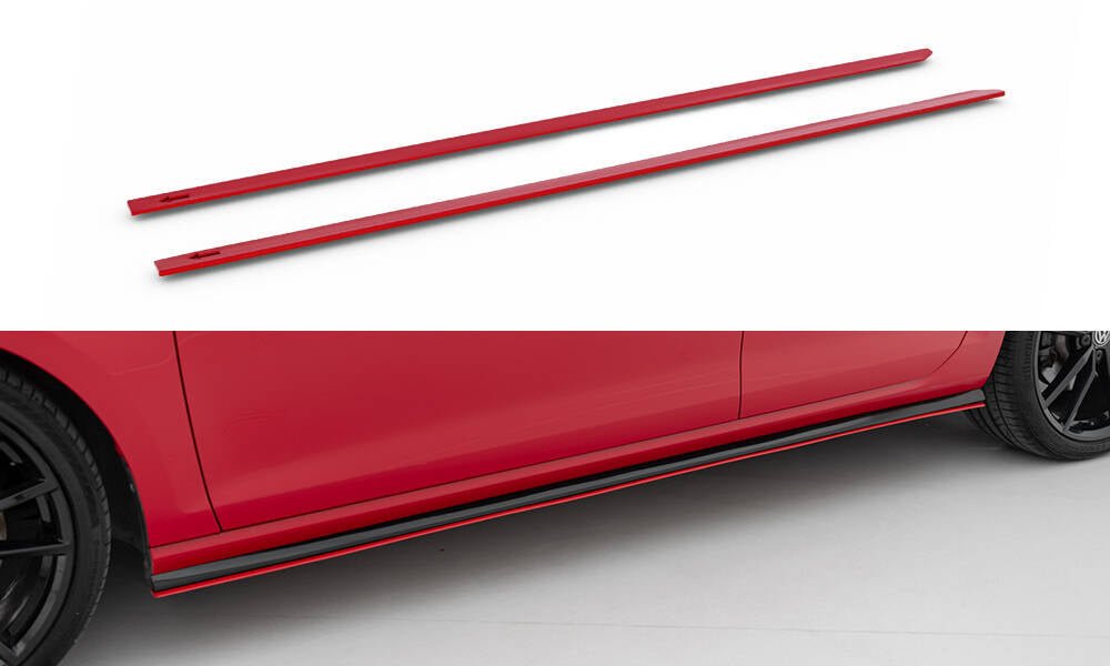 Maxton Design - Seitenschweller V2 Ansatz für für Volkswagen Golf R / R - Line Mk7 Facelift - Aerowerk.