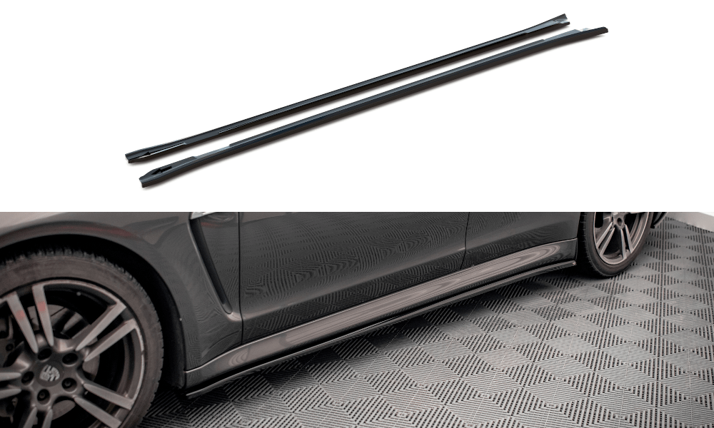 Maxton Design - Seitenschweller V2 Ansatz für Porsche Panamera / Panamera Diesel / Panamera Turbo 970 - Aerowerk.