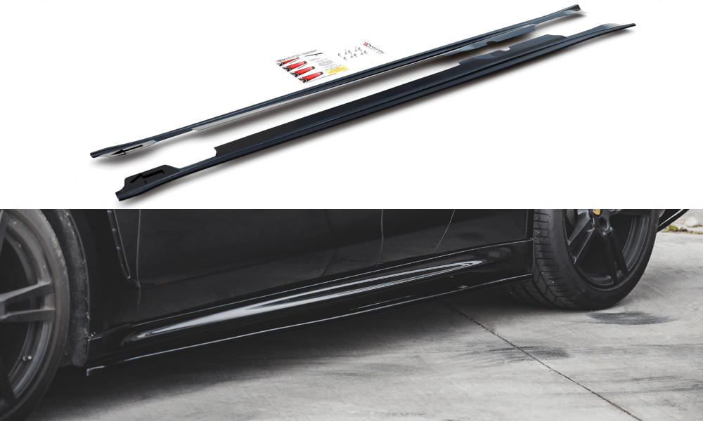 Maxton Design - Seitenschweller V2 Ansatz für Porsche Panamera Turbo 970 Facelift - Aerowerk.