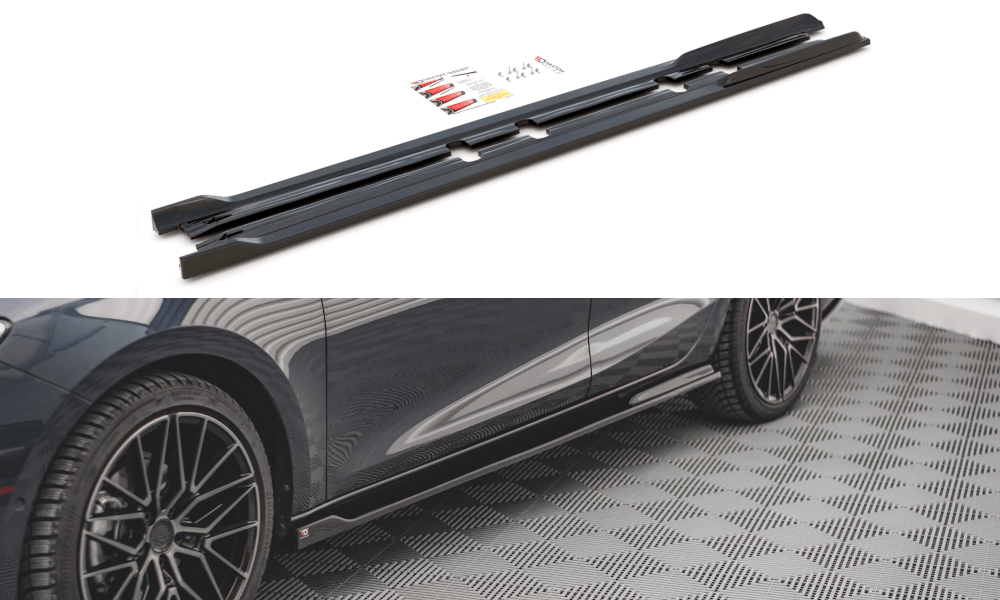 Maxton Design - Seitenschweller V2 Ansatz für Seat Leon FR ST / Hatchback Mk4 / Cupra Leon ST / Hatchback Mk1 / Mk1 Facelift - Aerowerk.