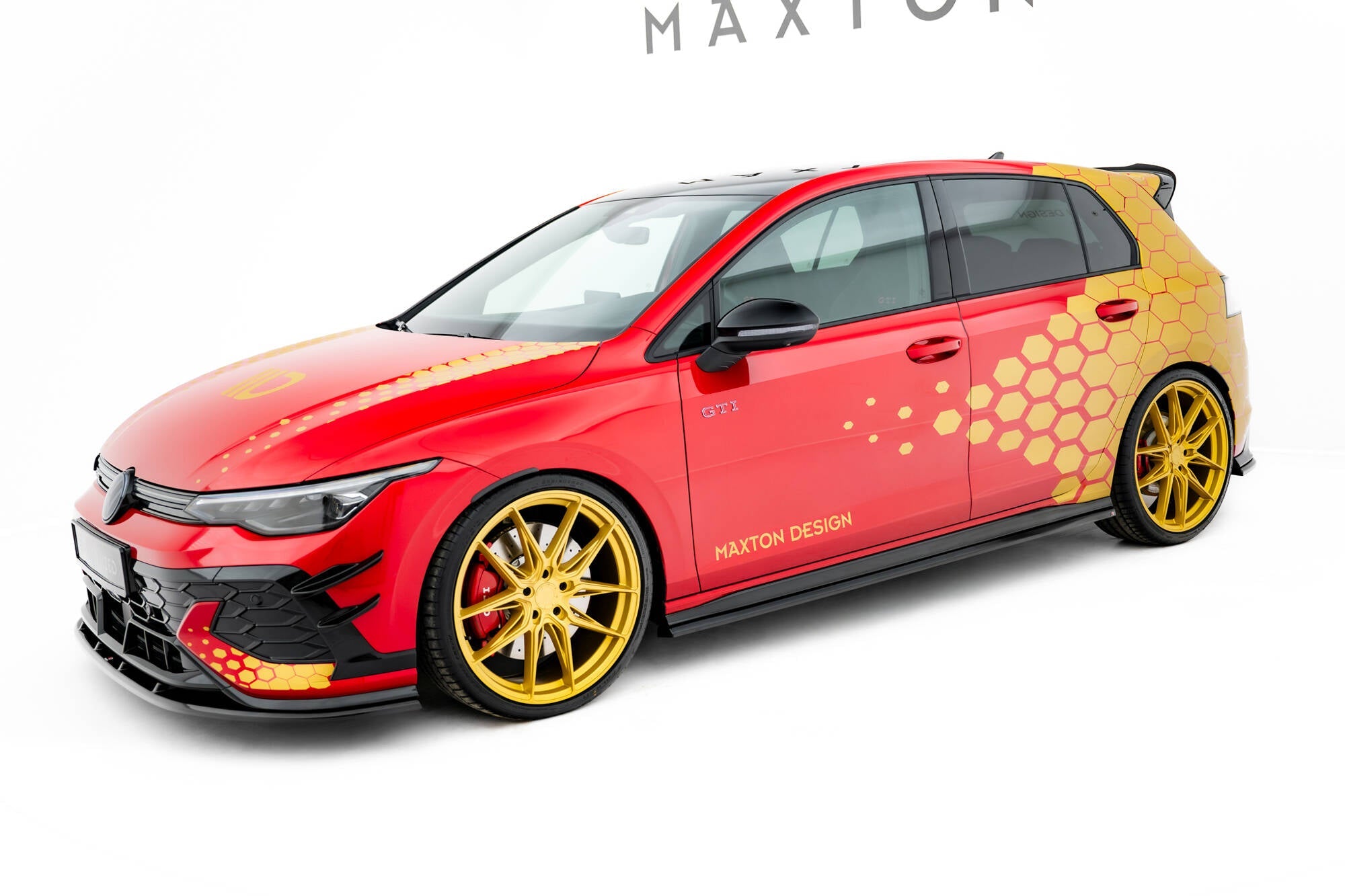 Maxton Design - Seitenschweller V2 Ansatz für VW Golf GTI Clubsport Mk8 Facelift - Aerowerk.
