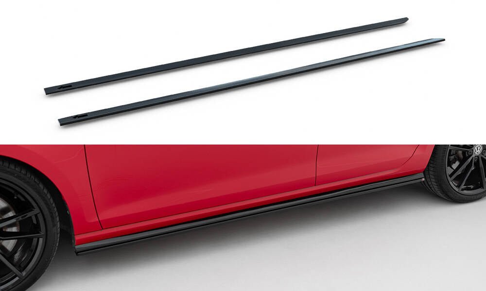 Maxton Design - Seitenschweller V2 Ansatz für VW Golf R / R - Line Mk7 Facelift - Aerowerk.