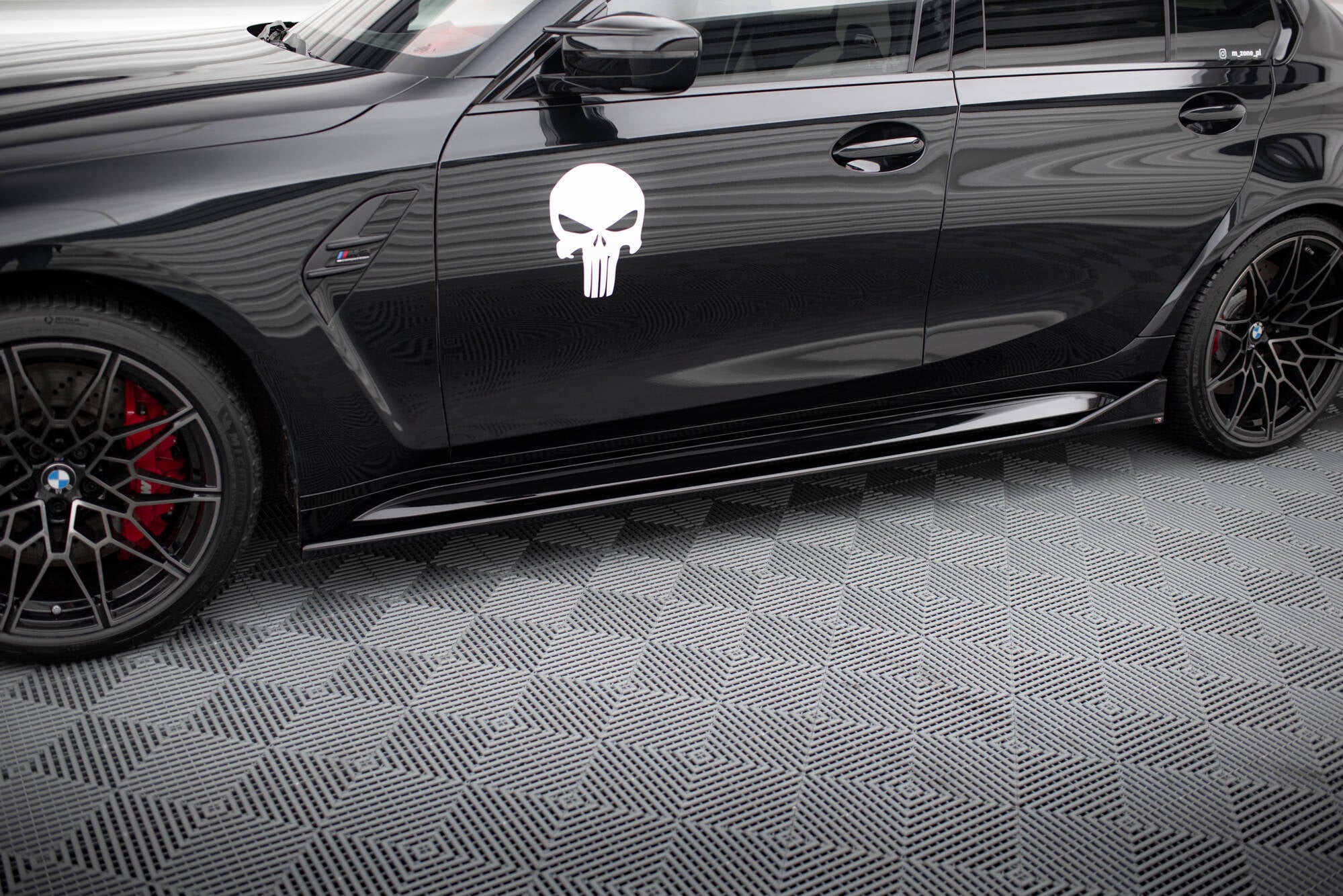 Maxton Design - Seitenschweller V.3 Ansatz für CSL BMW M3 G80 / G81 - Aerowerk.