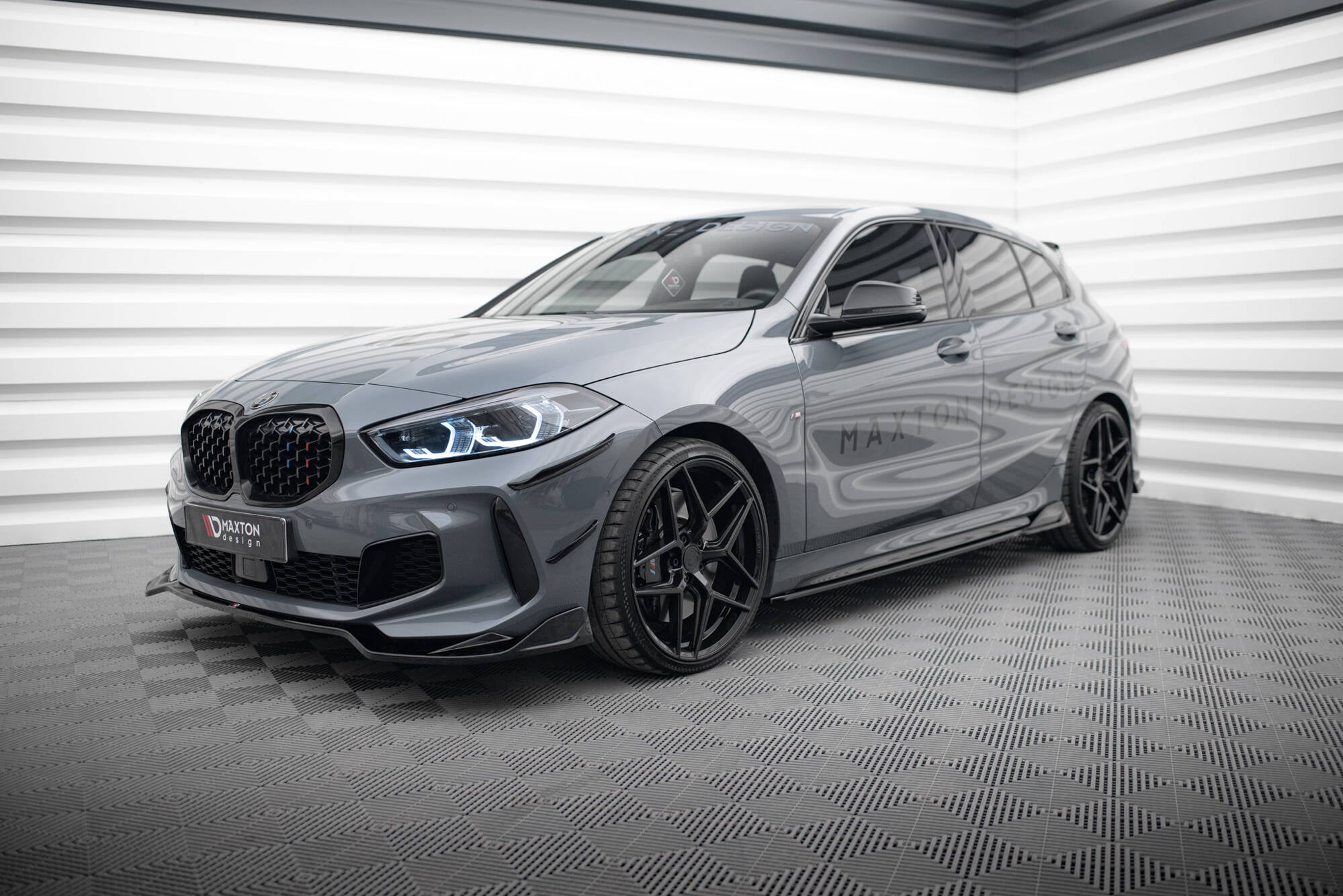 Maxton Design - Seitenschweller V3 Ansatz für für BMW 1er M - Paket/ M135i / 128ti F40 - Aerowerk.