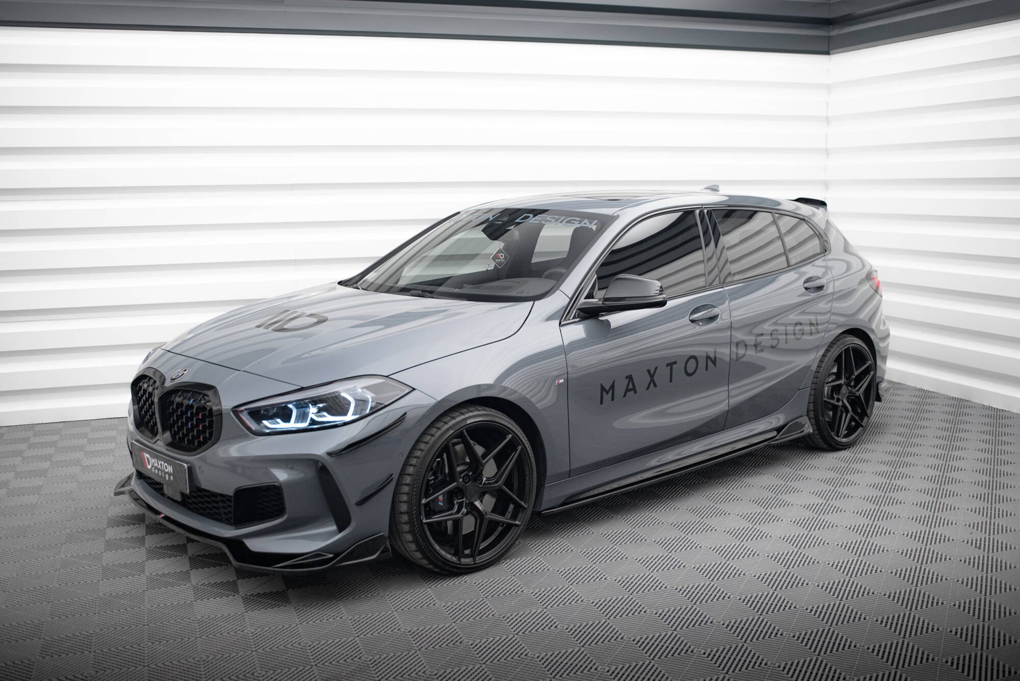 Maxton Design - Seitenschweller V3 Ansatz für für BMW 1er M - Paket/ M135i / 128ti F40 - Aerowerk.