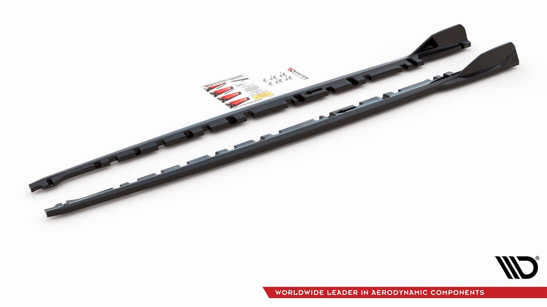 Maxton Design - Seitenschweller V3 Ansatz für für BMW 1er M - Paket/ M135i / 128ti F40 - Aerowerk.