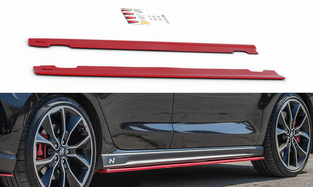 Maxton Design - Seitenschweller V3 Ansatz für für Hyundai I30 N Mk3 - Aerowerk.