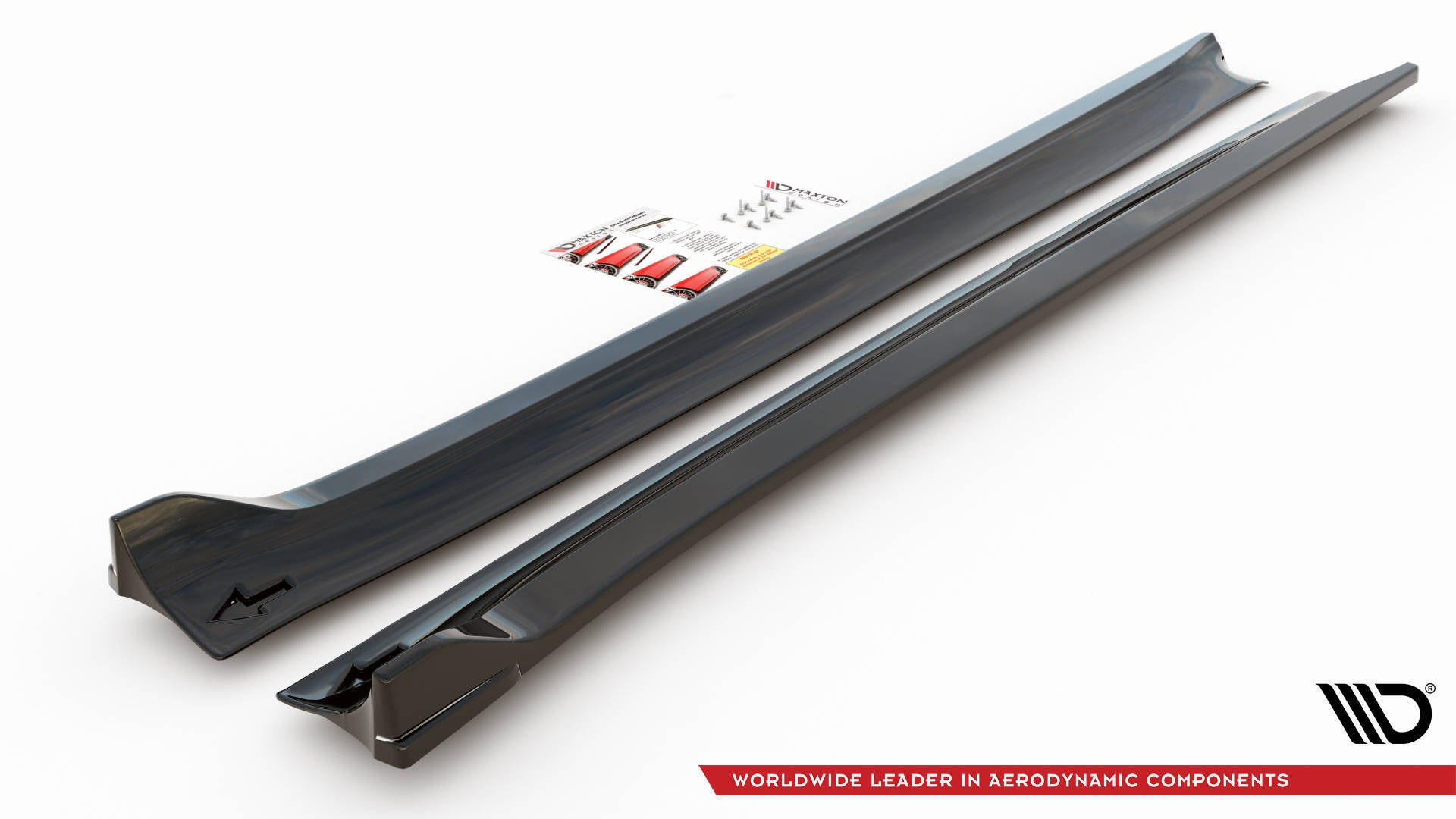 Maxton Design - Seitenschweller V3 Ansatz für für Tesla Model 3 Performance Mk1 Facelift - Aerowerk.