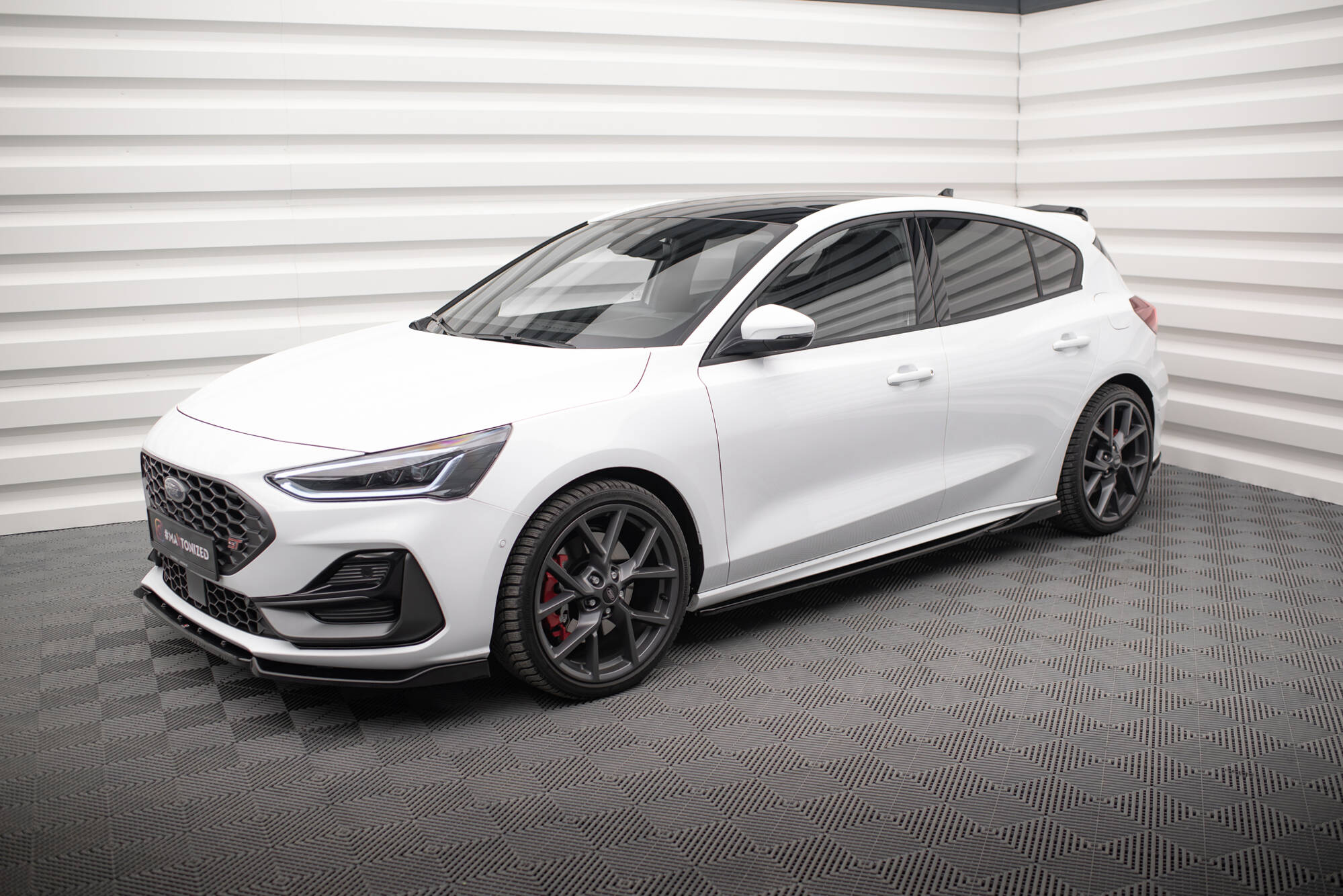 Maxton Design - Seitenschweller V4 Ansatz für Ford Focus ST / ST - Line Mk4 Facelift - Aerowerk.