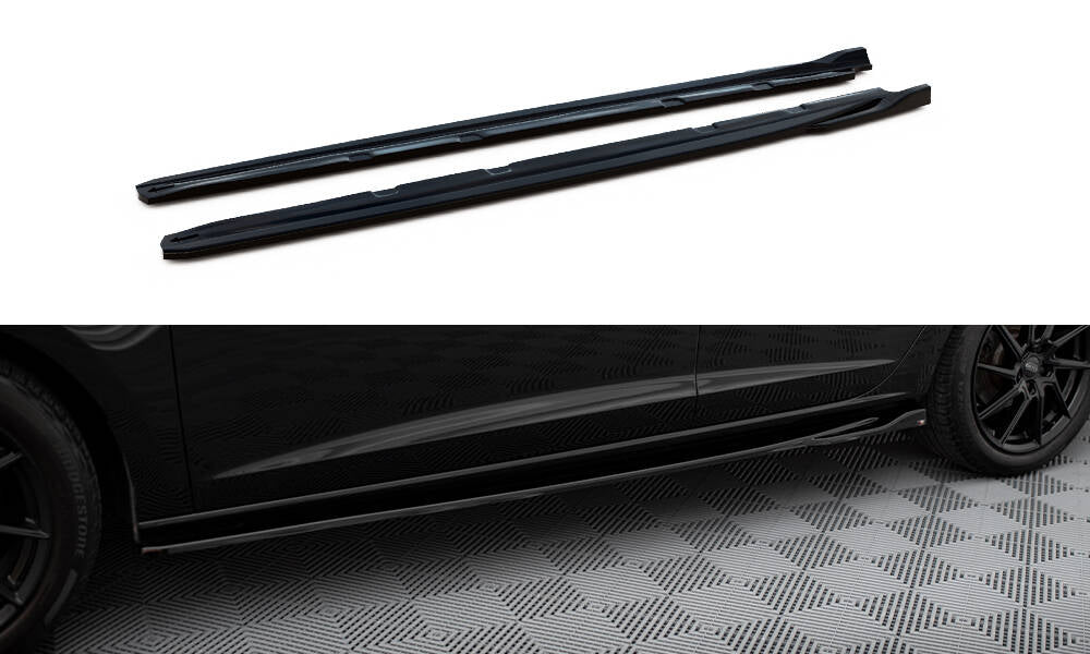 Maxton Design - Seitenschweller V4 Ansatz für Seat Leon Cupra / FR Mk3 FL - Aerowerk.