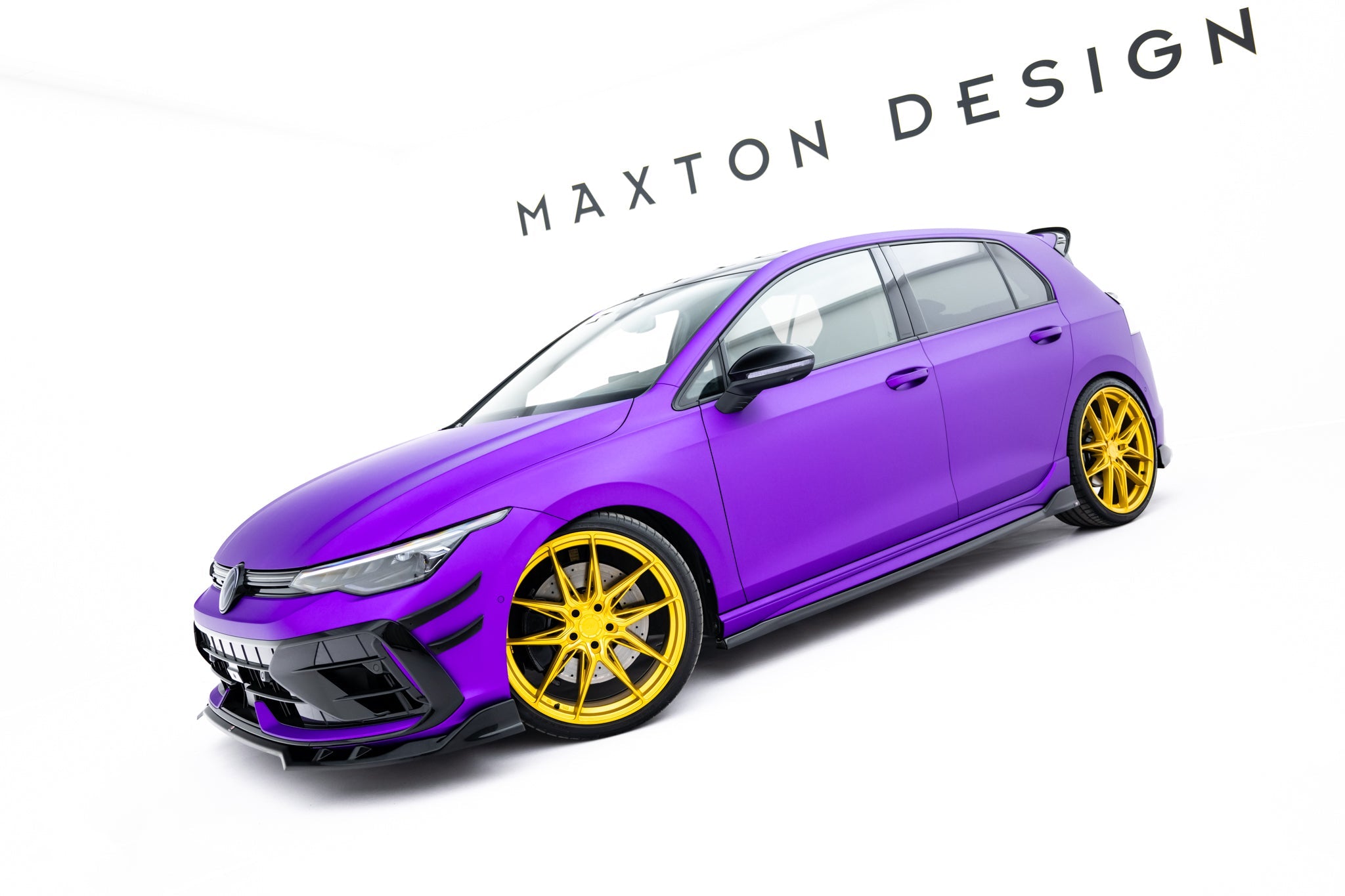 Maxton Design - Seitenschweller V4 Ansatz für VW Golf R Mk8 / Mk8 Facelift - Aerowerk.