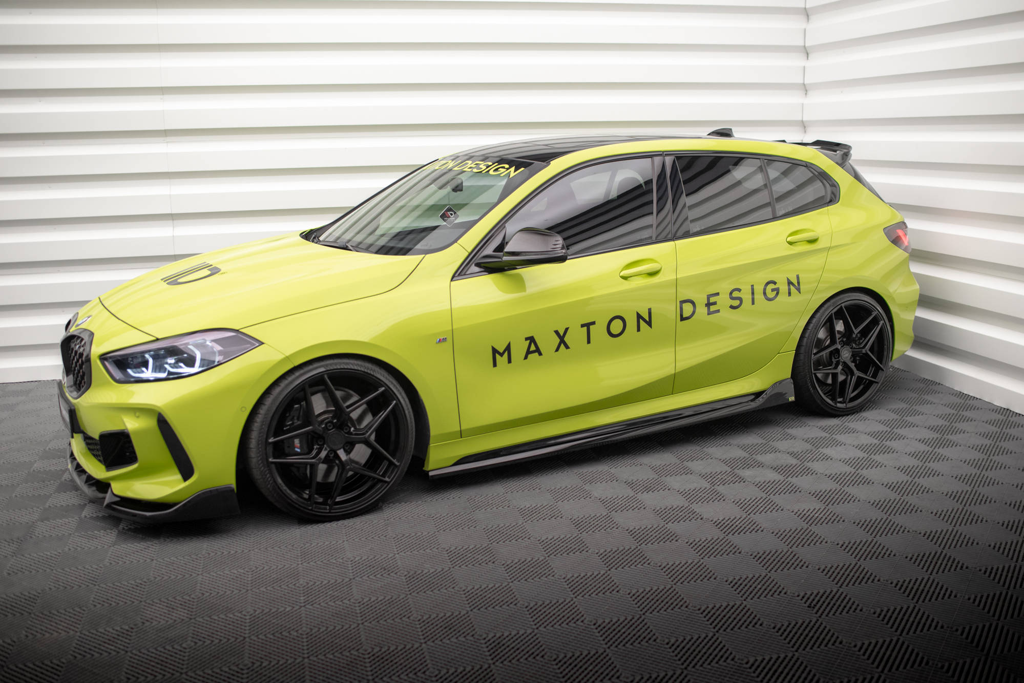 Maxton Design - Seitenschweller V.5 Ansatz für BMW 1er M - Paket/ M135i / 128ti F40 - Aerowerk.