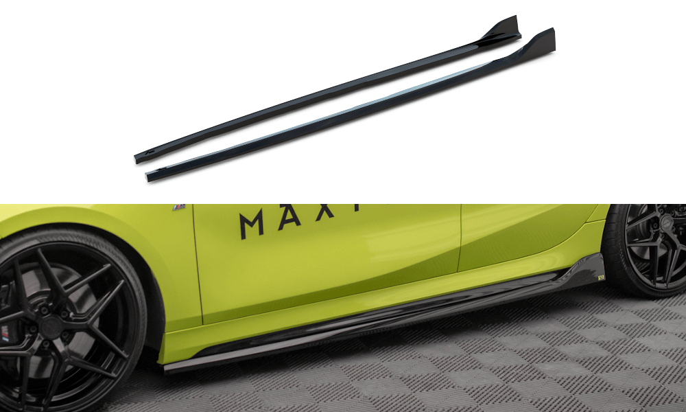 Maxton Design - Seitenschweller V.5 Ansatz für BMW 1er M - Paket/ M135i / 128ti F40 - Aerowerk.