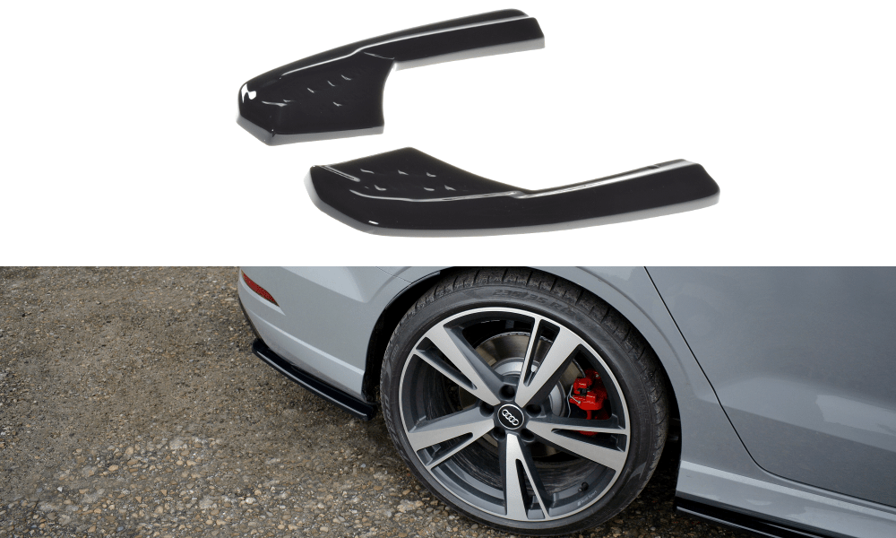 Maxton Design - Splitter / Diffusor Heck Ansatz für Audi RS3 8V FL Limousine - Aerowerk.