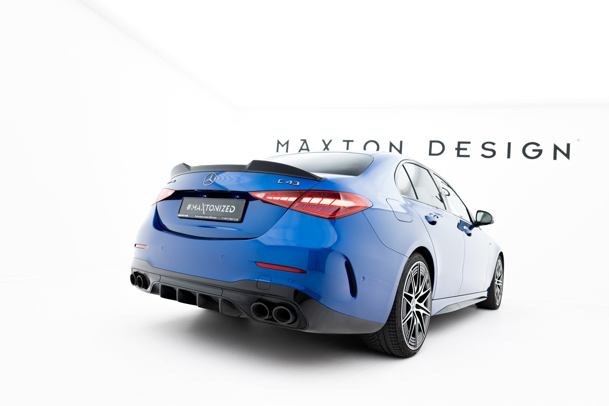 Maxton Design - Spoiler 3D für Mercedes - AMG C 43 / AMG - Line Limousine W206 - Aerowerk.