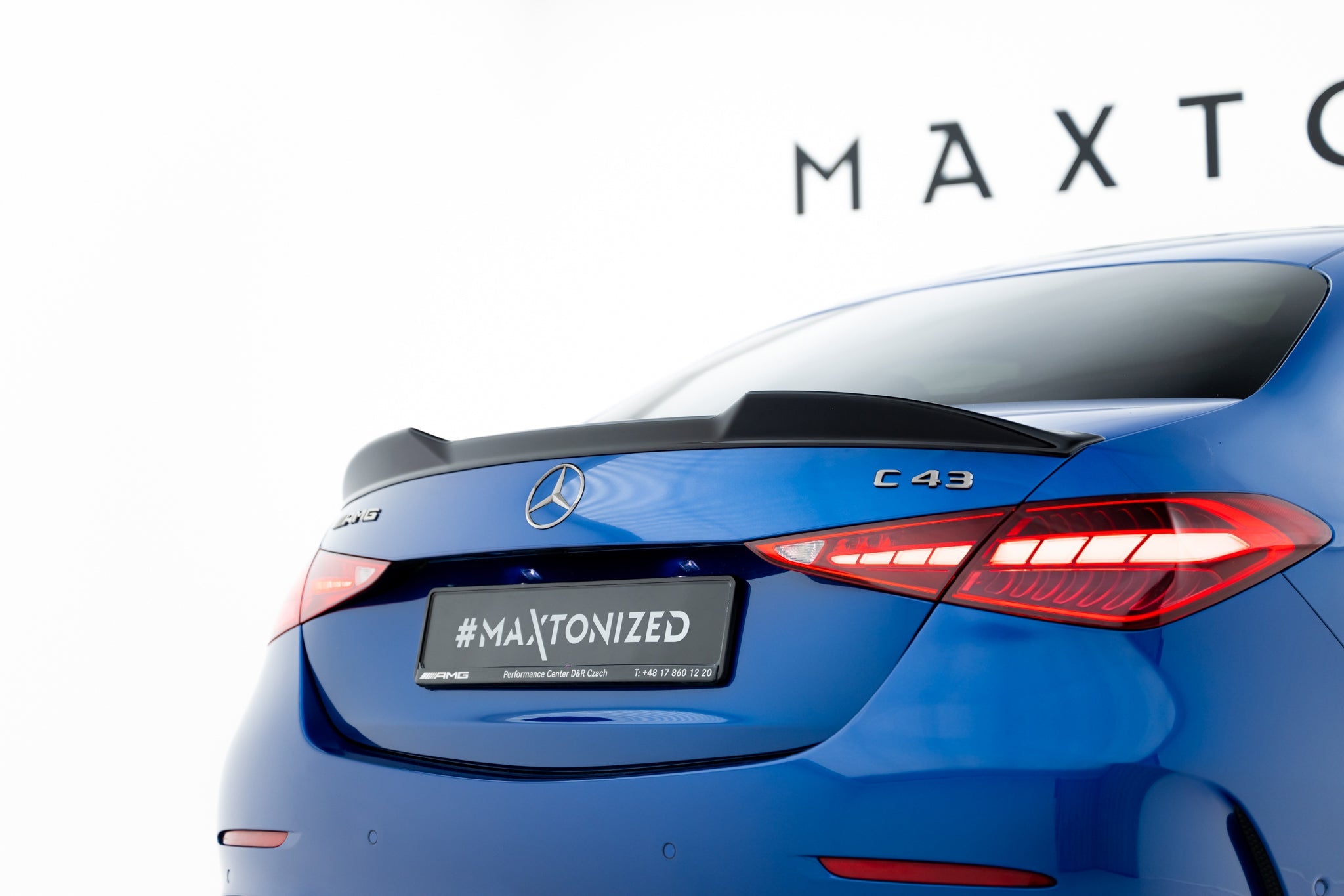 Maxton Design - Spoiler 3D für Mercedes - AMG C 43 / AMG - Line Limousine W206 - Aerowerk.