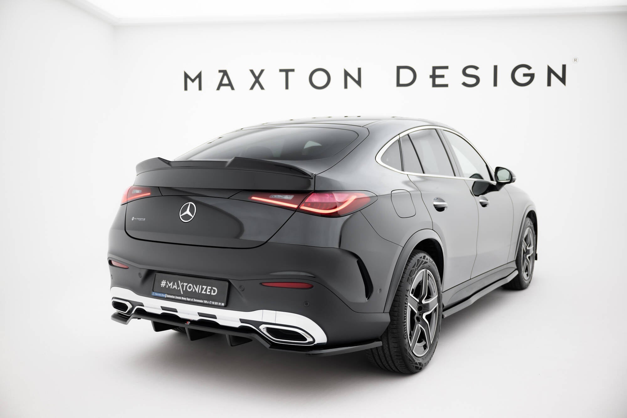 Maxton Design - Spoiler 3D für Mercedes - Benz GLC Coupe AMG - Line C254 - Aerowerk.
