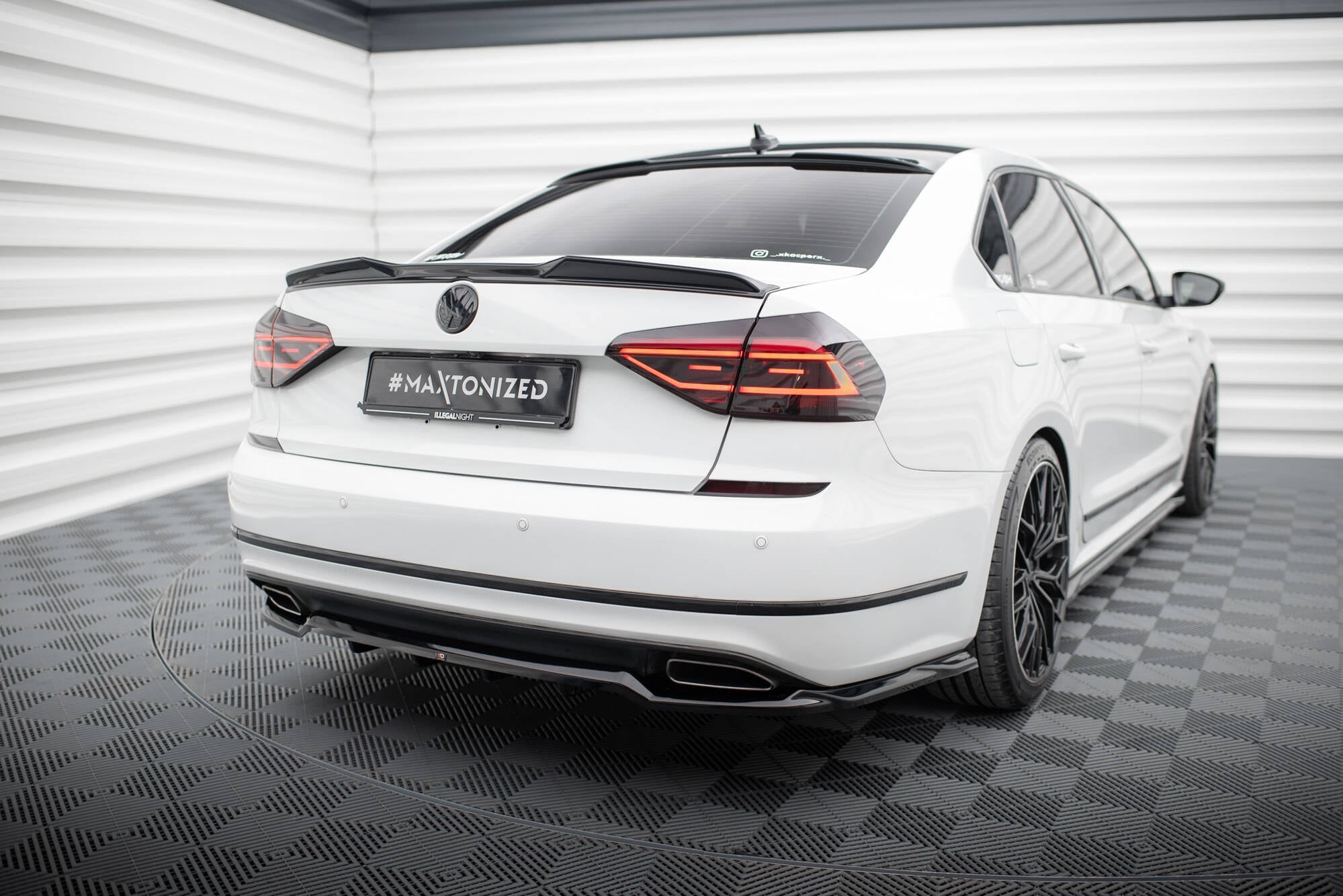 Maxton Design - Spoiler 3D für VW Passat GT B8 Facelift USA - Aerowerk.