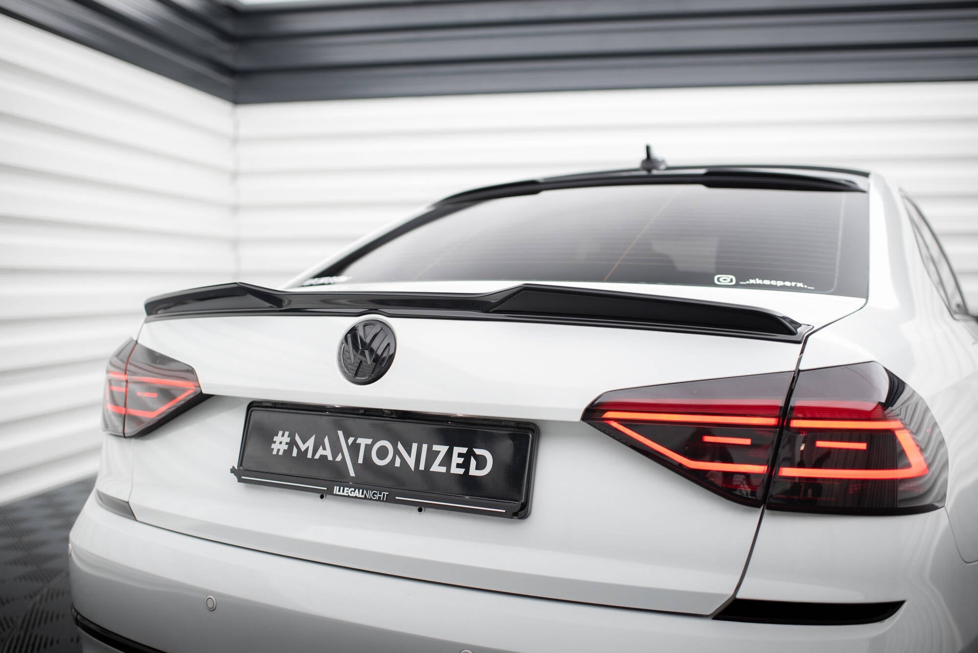 Maxton Design - Spoiler 3D für VW Passat GT B8 Facelift USA - Aerowerk.