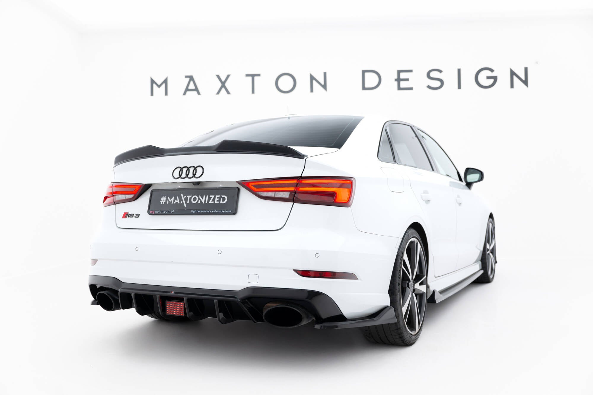 Maxton Design - Spoiler CAP 3D für Audi RS3 Limousine 8V / 8V Facelift - Aerowerk.