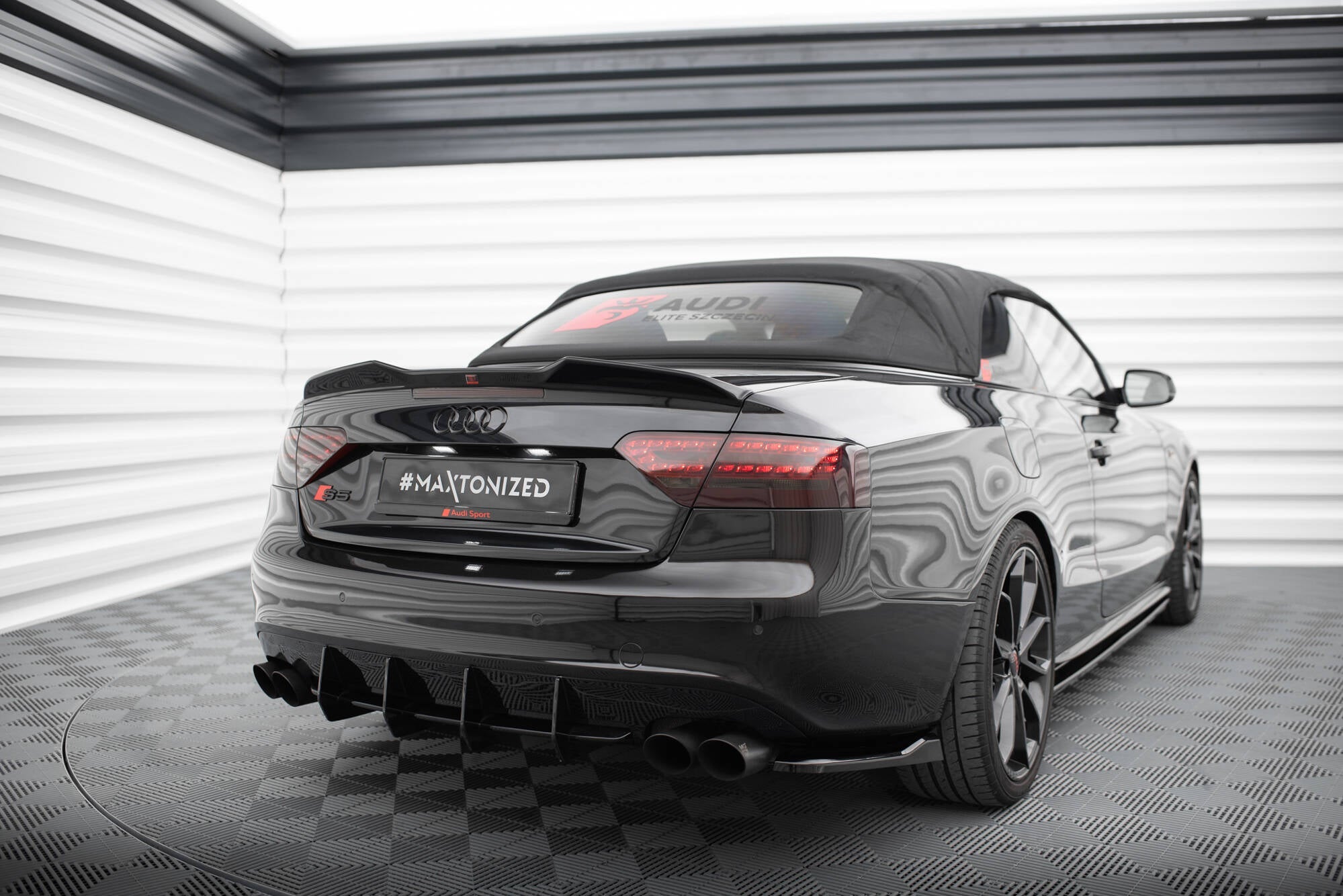 Maxton Design - Spoiler CAP 3D für Audi S5 / A5 S - Line Cabrio 8T - Aerowerk.