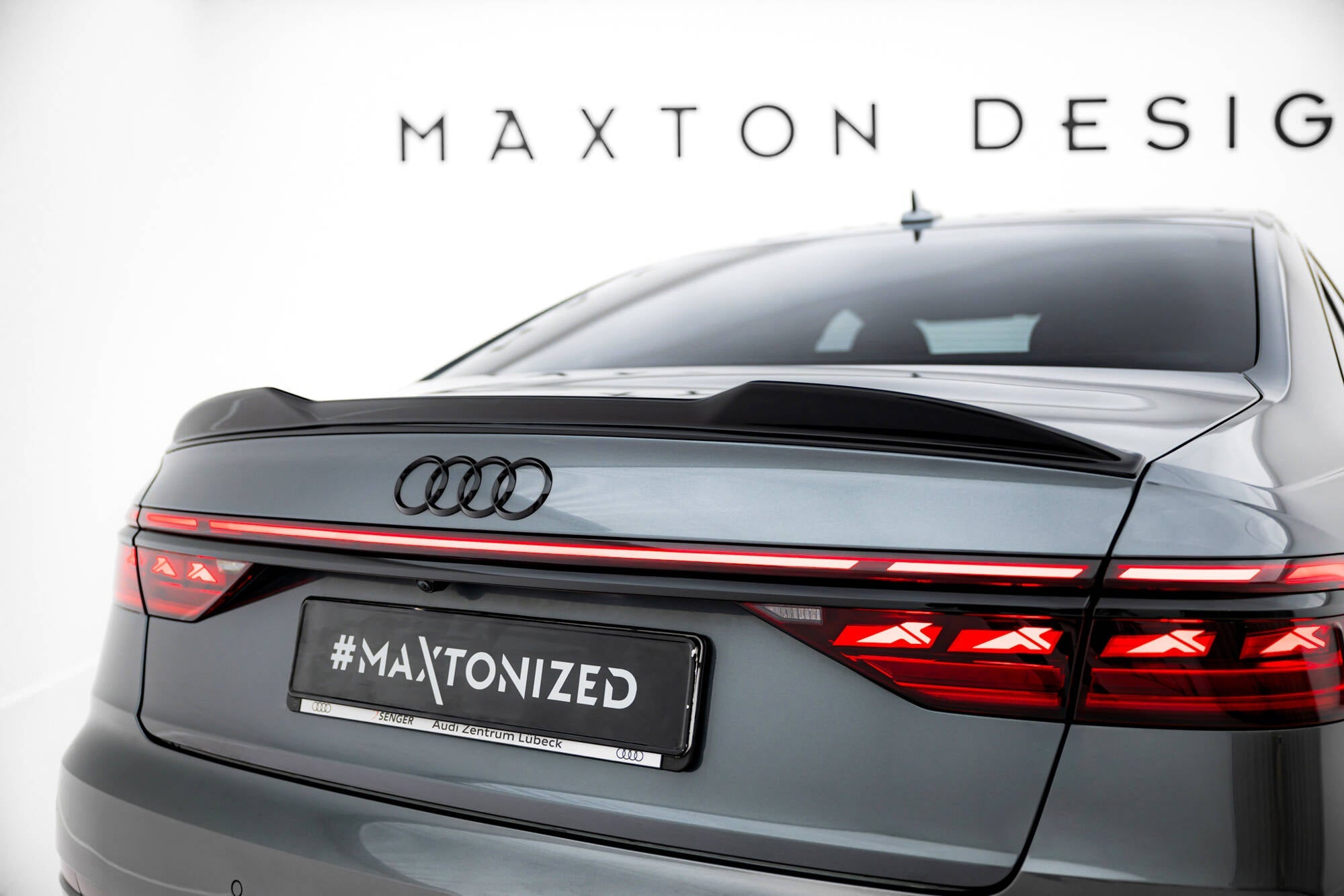 Maxton Design - Spoiler CAP 3D für Audi S8 / A8 S - Line D5 Facelift - Aerowerk.