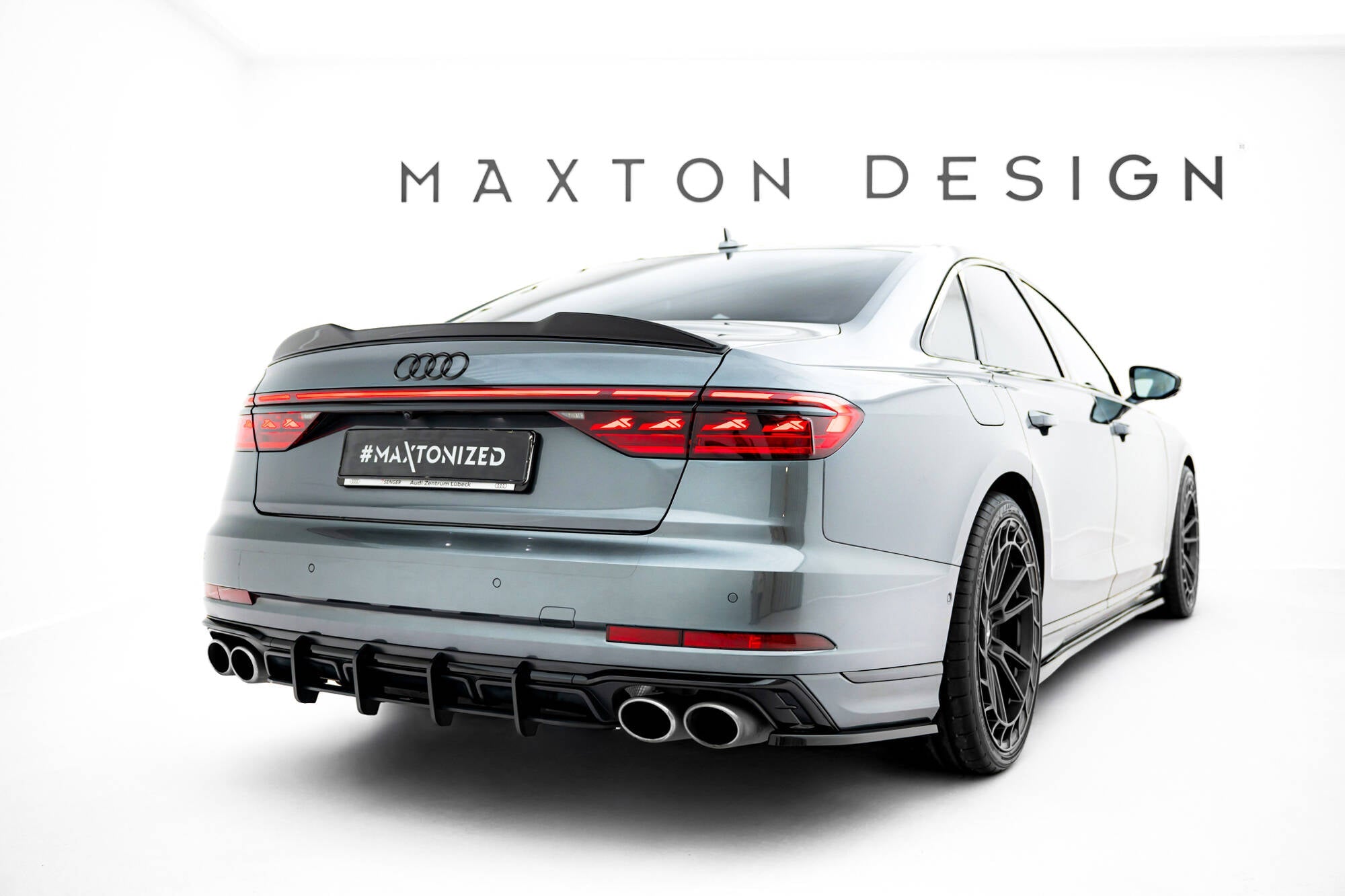 Maxton Design - Spoiler CAP 3D für Audi S8 / A8 S - Line D5 Facelift - Aerowerk.