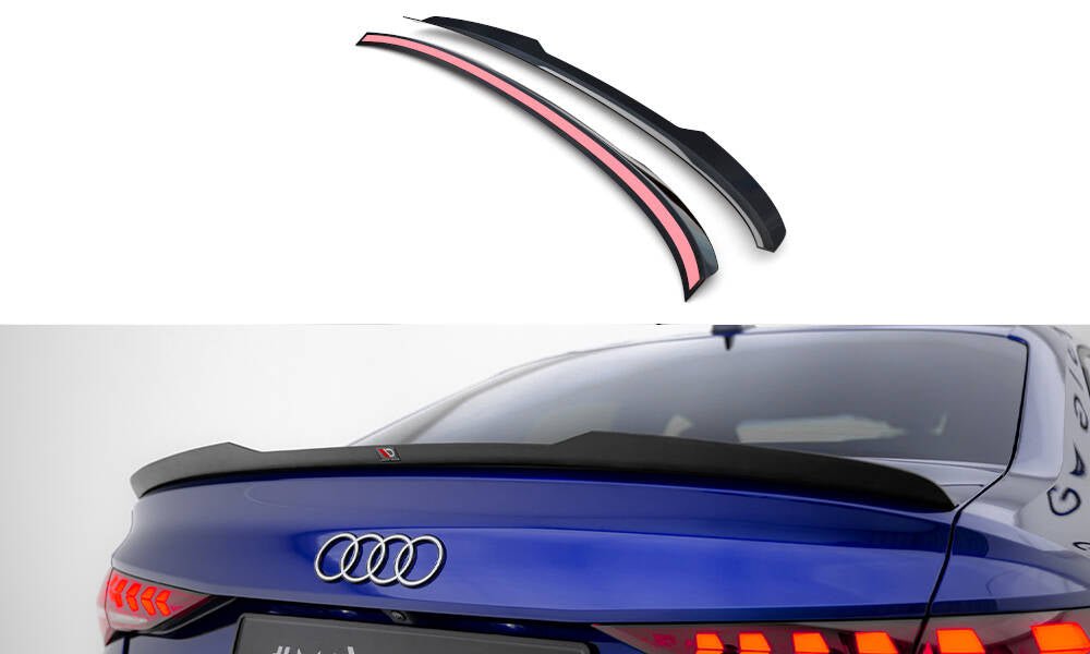 Maxton Design - Spoiler CAP für Audi A3 S - Line Limousine / S3 Limousine 8Y Facelift - Aerowerk.
