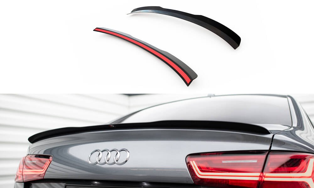 Maxton Design - Spoiler CAP für Audi A6 / A6 S - line / S6 Limousine C7 Facelift - Aerowerk.