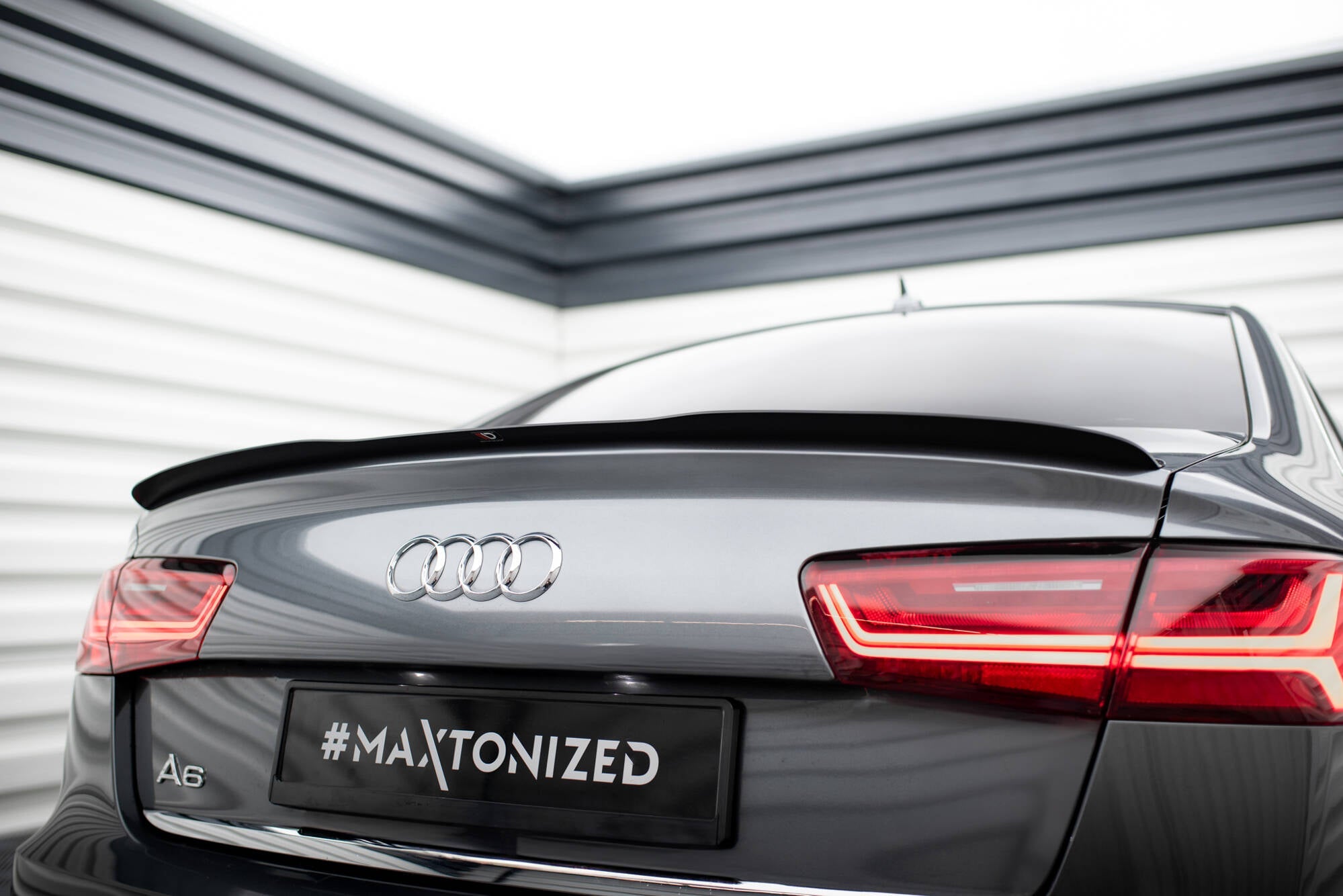 Maxton Design - Spoiler CAP für Audi A6 / A6 S - line / S6 Limousine C7 Facelift - Aerowerk.