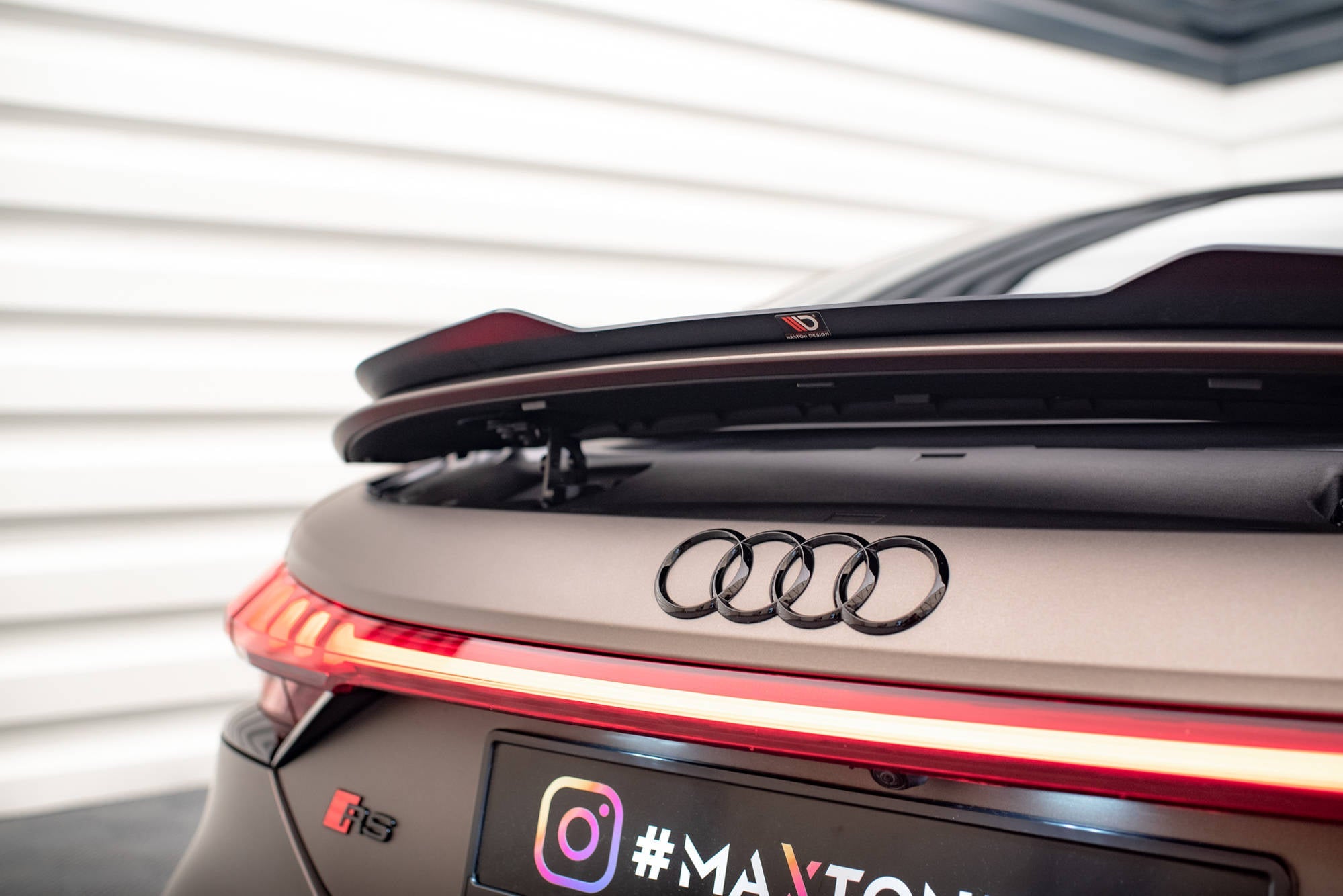 Maxton Design - Spoiler CAP für Audi e - Tron GT / RS GT RS Mk1 - Aerowerk.
