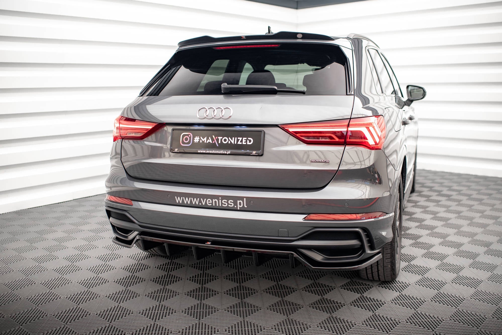 Maxton Design - Spoiler CAP für Audi Q3 S - Line F3 - Aerowerk.