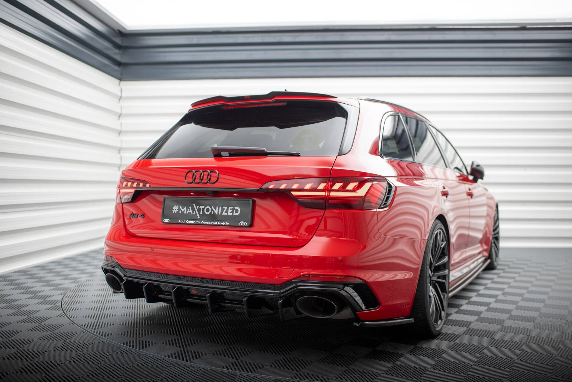 Maxton Design - Spoiler CAP für Audi RS4 B9 Avant - Aerowerk.