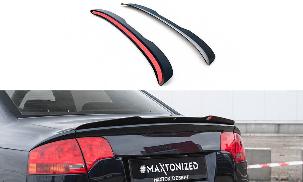 Maxton Design - Spoiler CAP für Audi RS4 Limousine B7 - Aerowerk.