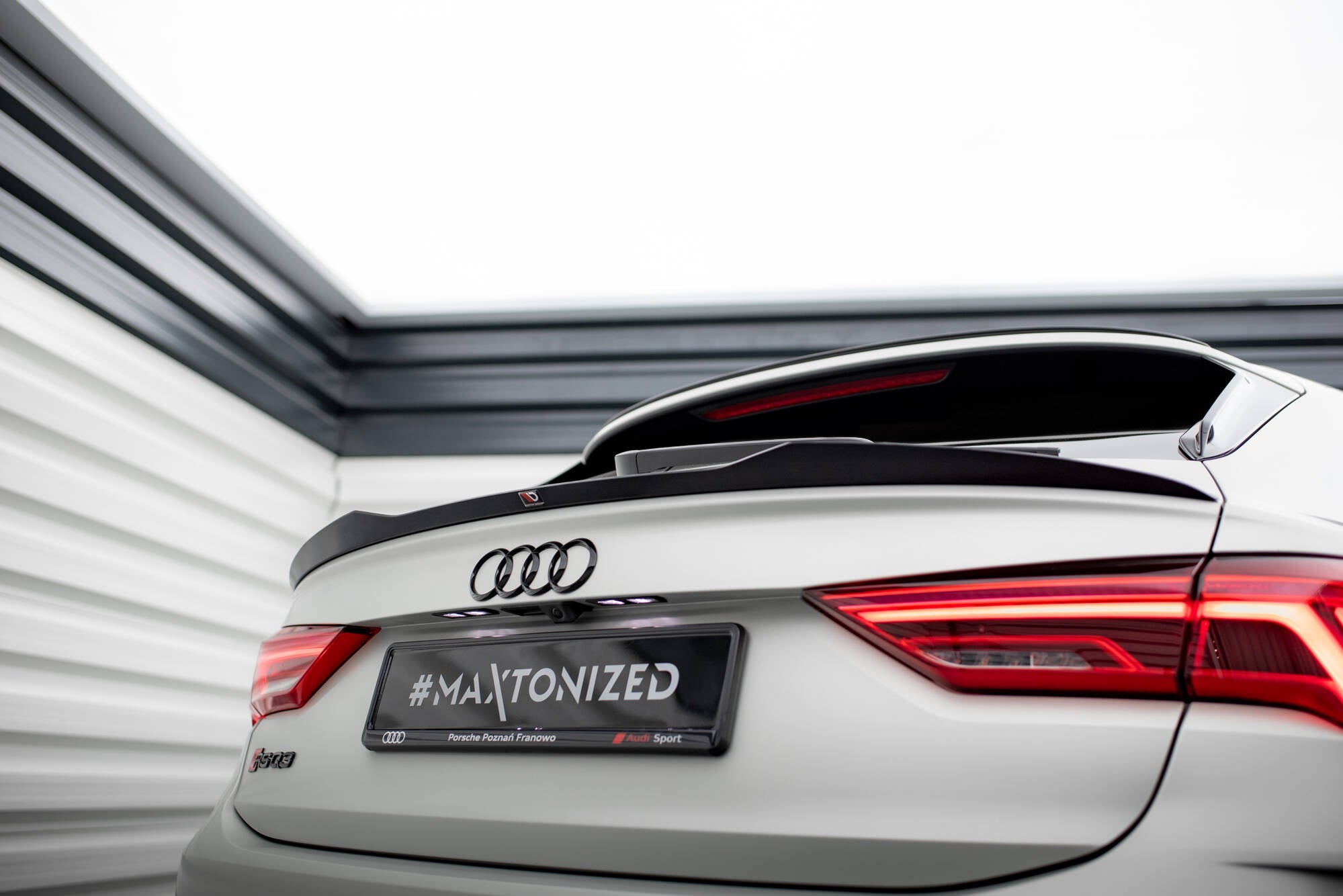 Maxton Design - Spoiler CAP für Audi RSQ3 / Q3 S - Line Sportback F3 - Aerowerk.