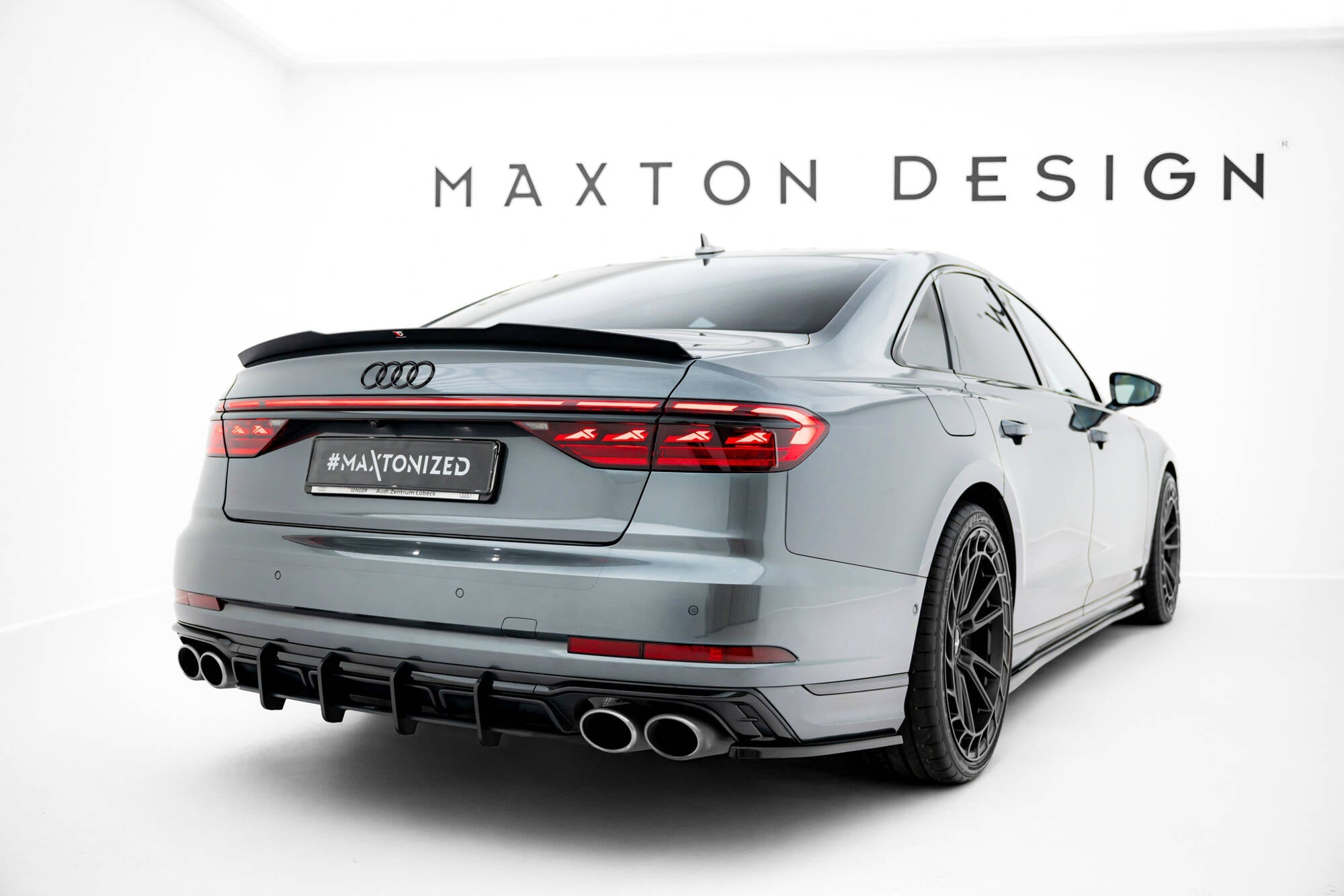 Maxton Design - Spoiler CAP für Audi S8 / A8 S - Line D5 Facelift - Aerowerk.