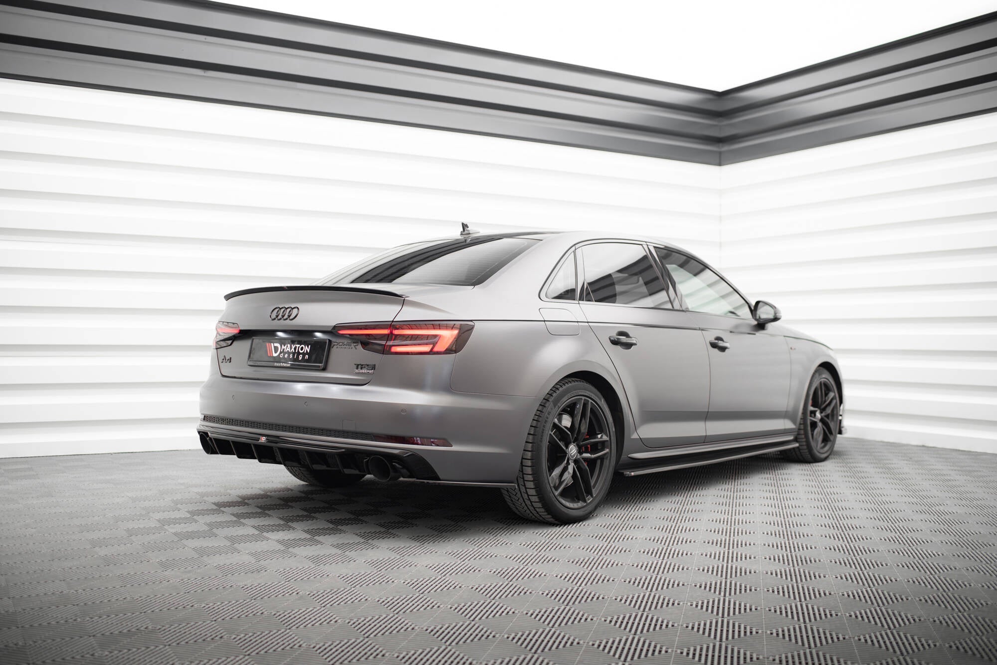 Maxton Design - Spoiler CAP V.2 für Audi S4 / A4 Standard / S - Line / Competition Limousine B9 / B9 Facelift - Aerowerk.