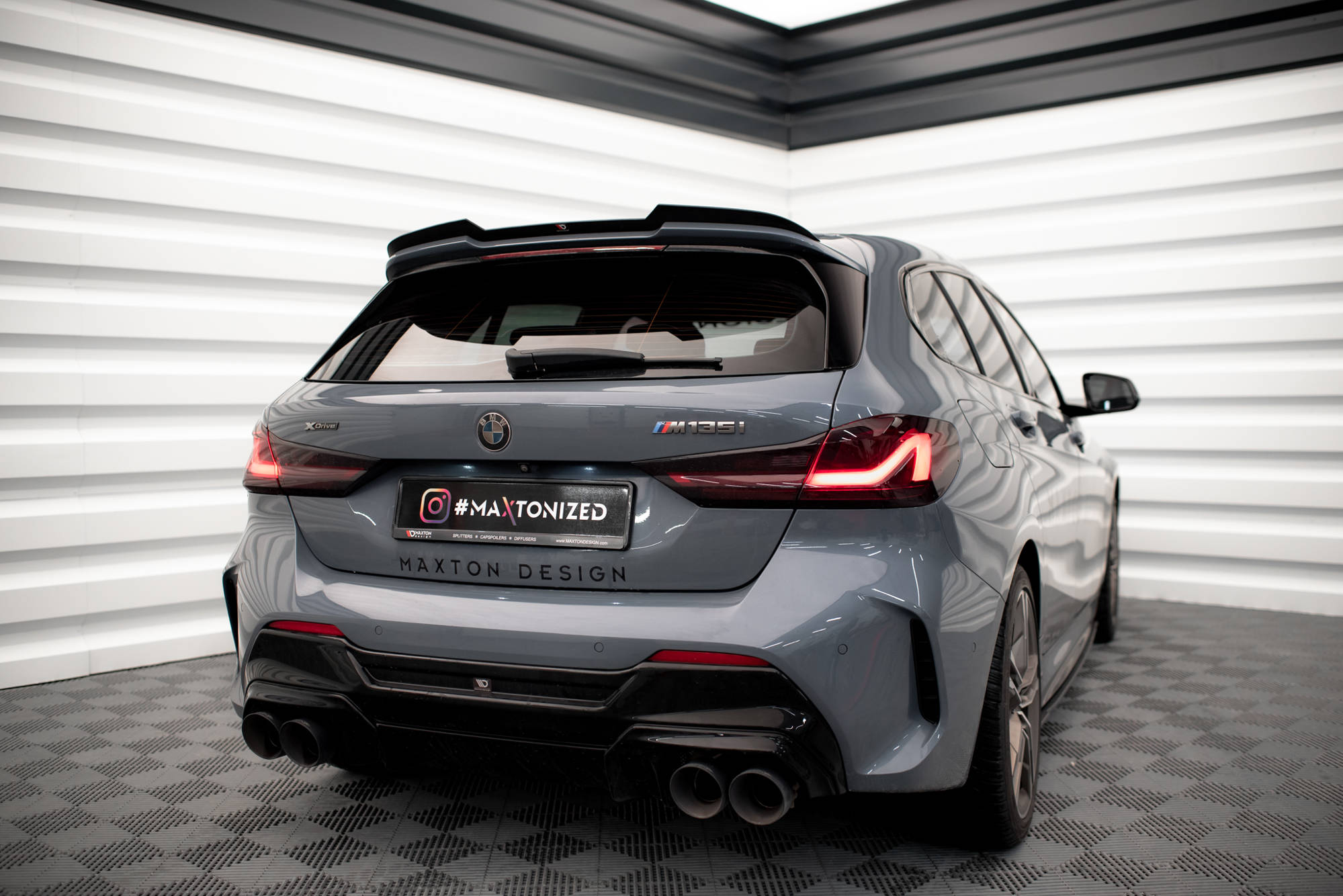 Maxton Design - Spoiler CAP V.2 für BMW 1er M135i / 128ti / M - Paket F40 - Aerowerk.