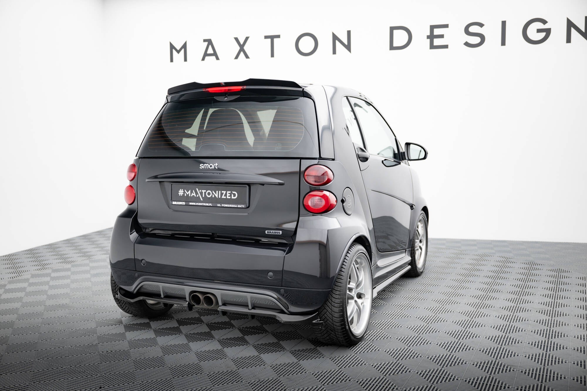 Maxton Design - Spoiler für Brabus Smart Fortwo C451 Facelift - Aerowerk.