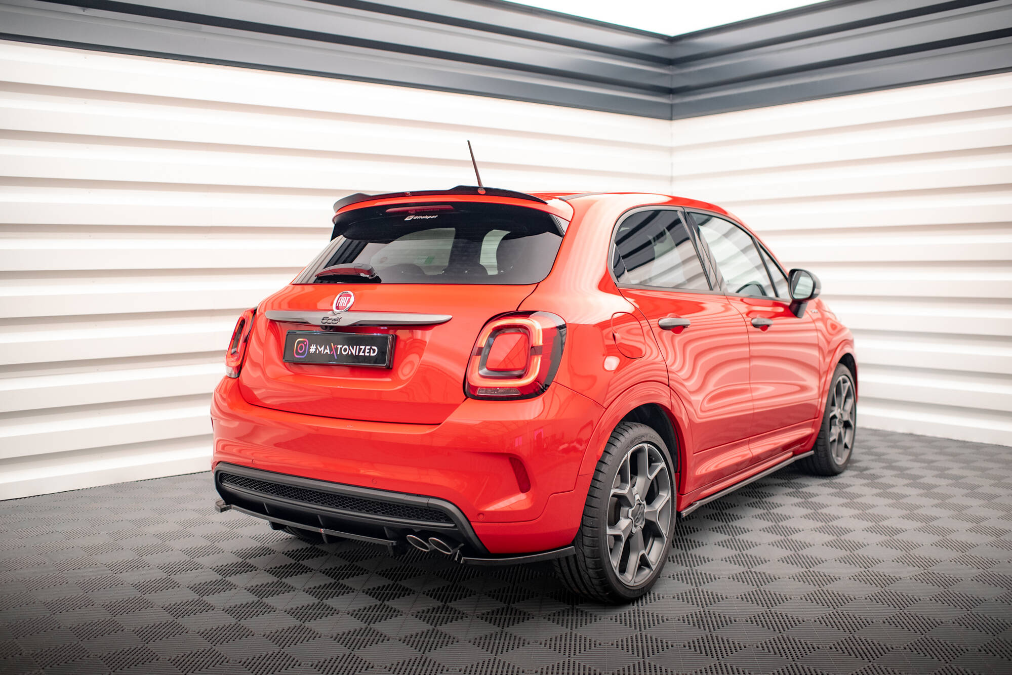 Maxton Design - Spoiler für Fiat 500X Sport Mk1 Facelift - Aerowerk.