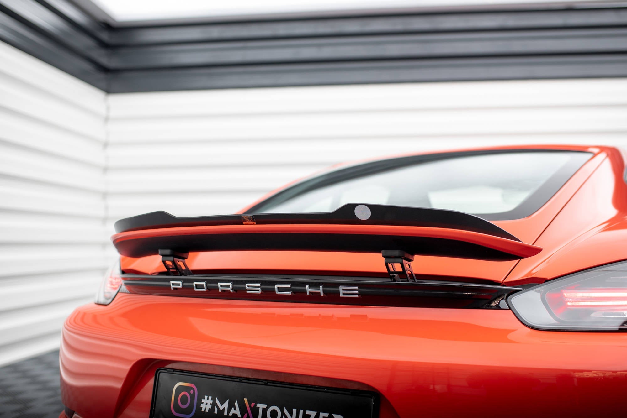 Maxton Design - Spoiler für Porsche 718 Cayman 982c - Aerowerk.