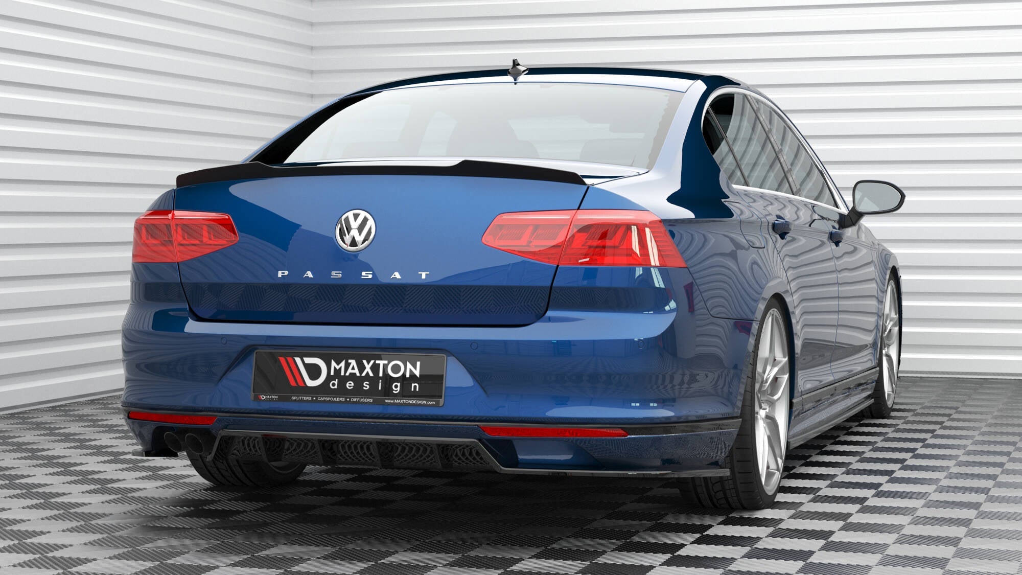 Maxton Design - Spoiler für VW Passat Limousine R - Line Mk8 - Aerowerk.