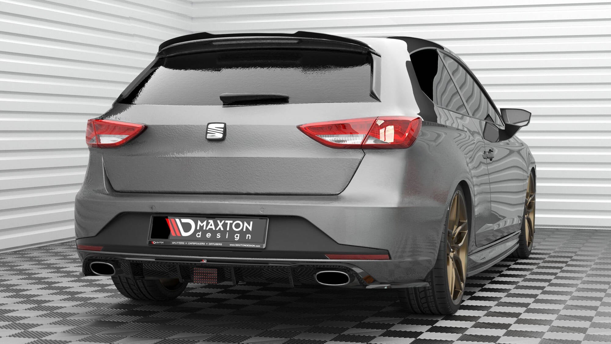 Maxton Design - Spoiler V2 für Seat Leon Cupra Sportstourer Mk3 Facelift - Aerowerk.