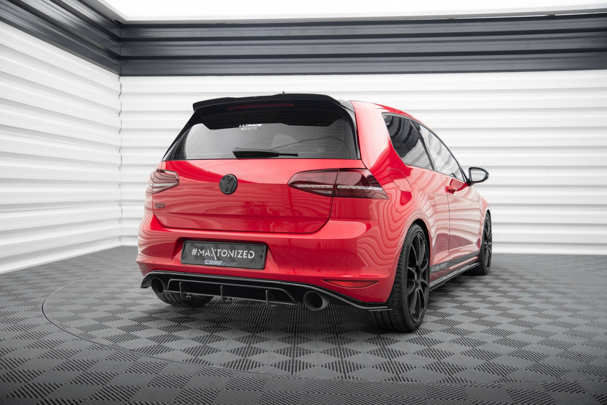 Maxton Design - Spoiler V3 für VW Golf 7 / 7 Facelift R / R - Line / GTI - Aerowerk.