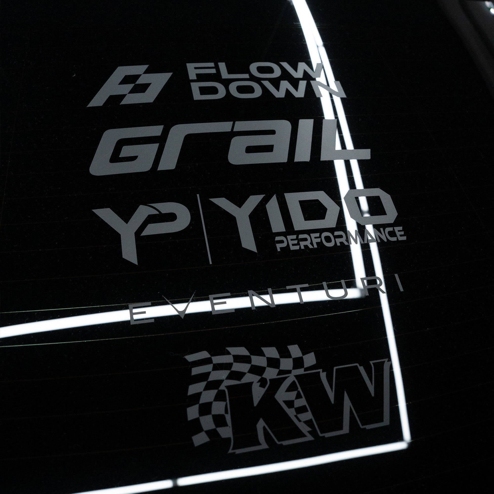 Stickerbogen Heckscheibe - Aerowerk.