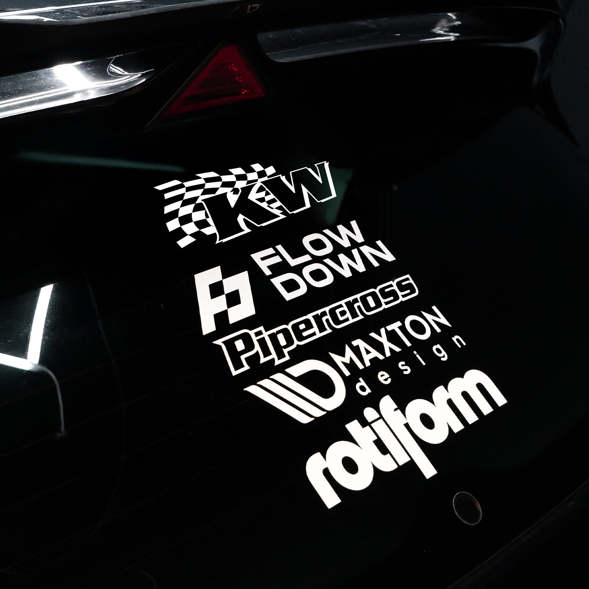 Stickerbogen Heckscheibe - Aerowerk.