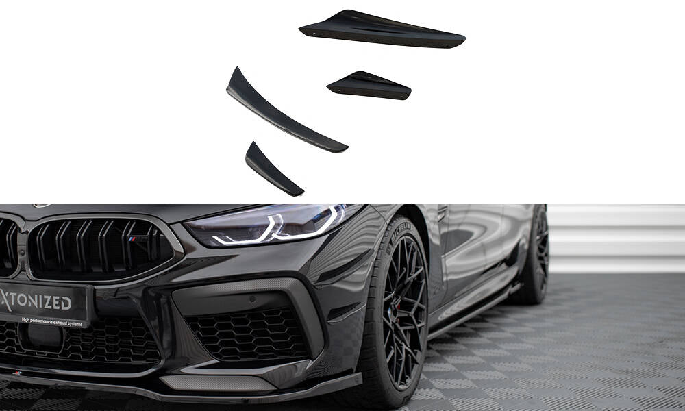 Maxton Design - Stoßstangen Flaps Wings vorne Canards für BMW M8 Gran Coupe F93 / Coupe F92 - Aerowerk.